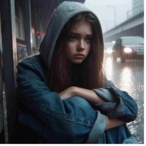 Alone Sad Girl in Rain HD Wallpapers