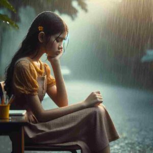 Alone Sad Girl in Rain HD Wallpapers