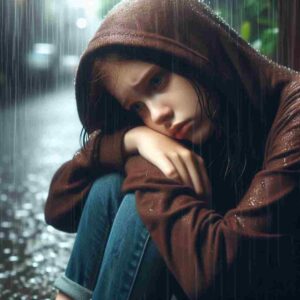 Alone Sad Girl in Rain HD Wallpapers