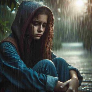 Alone Sad Girl in Rain HD Wallpapers