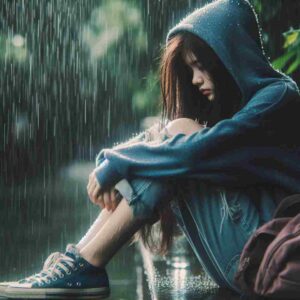 Alone Sad Girl in Rain HD Wallpapers