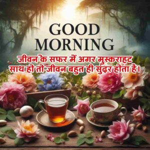 Attractive Smile Good Morning Quotes In Hindi Text Images Message 15 Smile Good Morning Quotes In Hindi