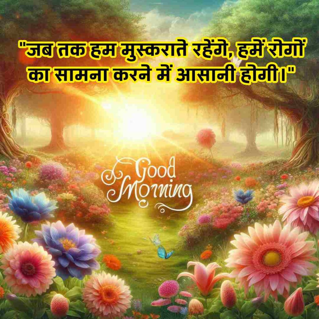 Attractive Smile Good Morning Quotes In Hindi Text Images Message 10 Smile Good Morning Quotes In Hindi