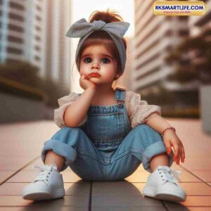 Whatsapp DP Cute Baby Girl Attitude