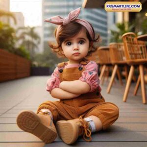 Whatsapp DP Cute Baby Girl Attitude