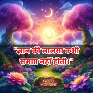 Good Morning Images with Quotes for whatsapp in Hindi