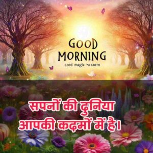 Good Morning Images with Quotes for whatsapp in Hindi