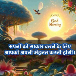 Good Morning Images with Quotes for whatsapp in Hindi