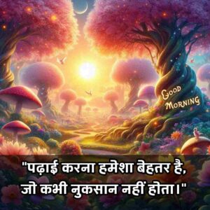 Good Morning Images with Quotes for whatsapp in Hindi