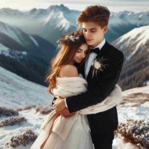 Winter Couple Romantic Pic