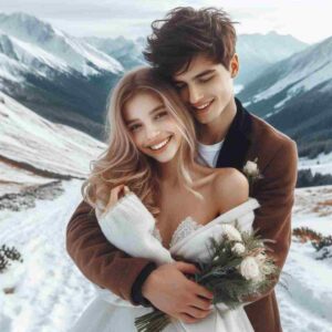 Winter Couple Romantic Pic