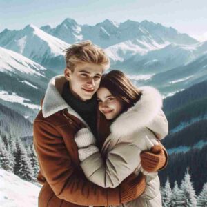 Winter Couple Romantic Pic