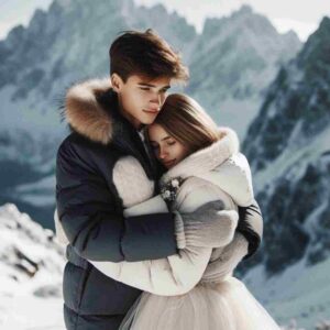 Winter Couple Romantic Pic