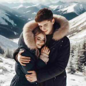 Winter Couple Romantic Pic