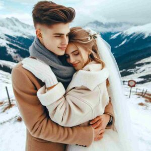 Winter Couple Romantic Pic