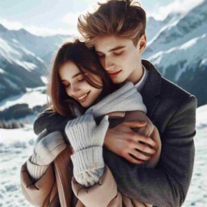 Winter Couple Romantic Pic