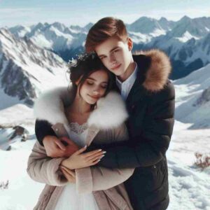 Winter Couple Romantic Pic