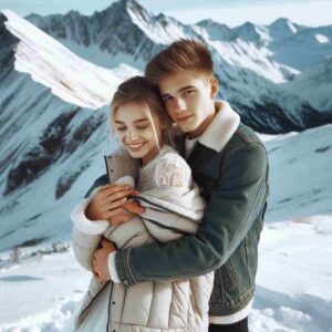 Winter Couple Romantic Pic