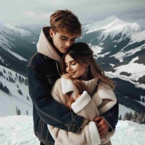 Winter Couple Romantic Pic