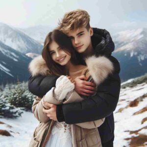 Winter Couple Romantic Pic