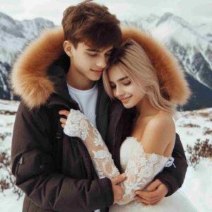 Winter Couple Romantic Pic