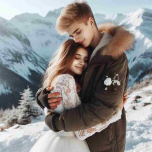 Winter Couple Romantic Pic