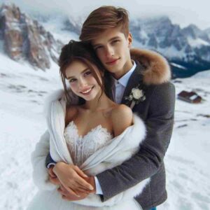 Winter Couple Romantic Pic