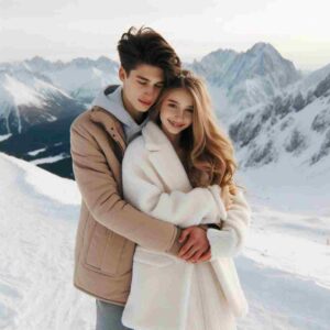 Winter Couple Romantic Pic