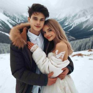 Winter Couple Romantic Pic