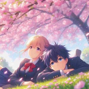 Anime Couple wallpaper HD 2024