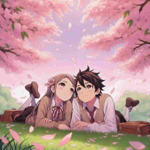 Anime Couple wallpaper HD 2024