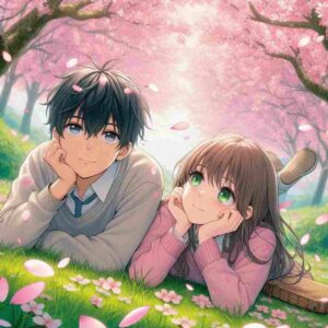 Anime Couple wallpaper HD 2024