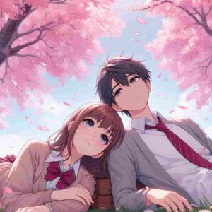 Anime Couple wallpaper HD 2024