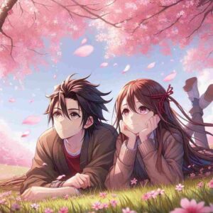 Anime Couple wallpaper HD 2024