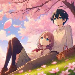 Anime Couple wallpaper HD 2024