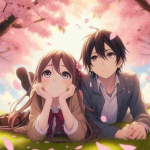 Anime Couple wallpaper HD 2024