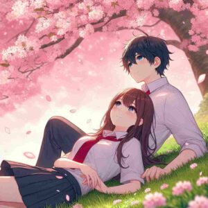 Anime Couple wallpaper HD 2024