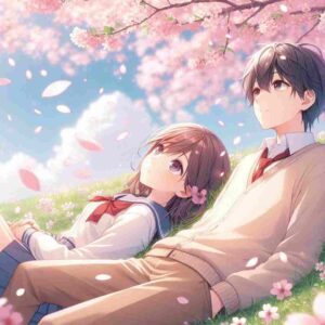 Anime Couple wallpaper HD 2024