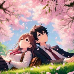 Anime Couple wallpaper HD 2024