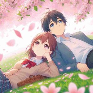 Anime Couple wallpaper HD 2024