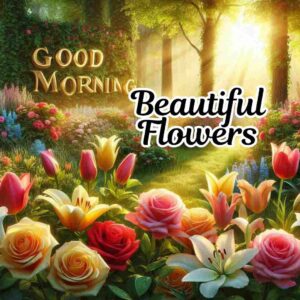 Good Morning Beautiful Flowers 2024