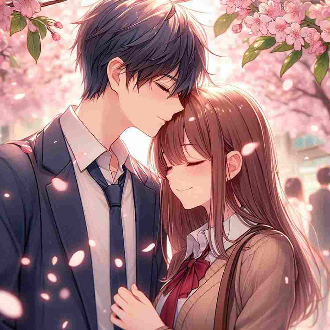 Romantic Anime Couple wallpaper 4k For Instagram
