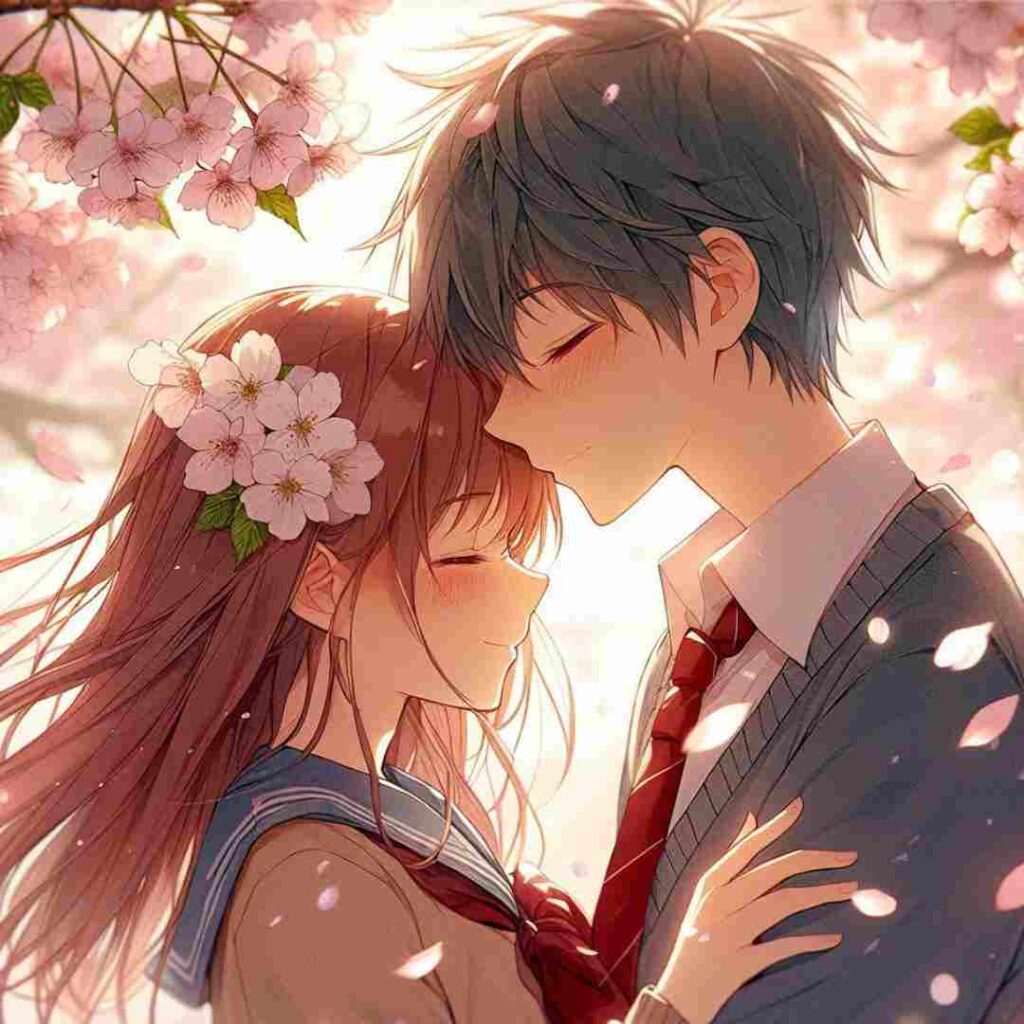 Romantic Anime Couple wallpaper 4k For Instagram