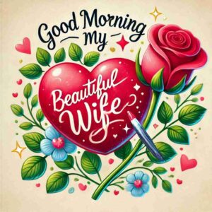 Good Morning Beautiful Wife Images