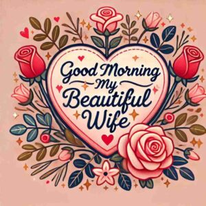 Good Morning Beautiful Wife Images