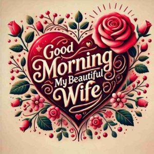 Good Morning Beautiful Wife Images