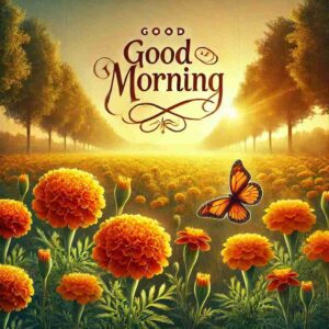 Good Morning Marigold images Download