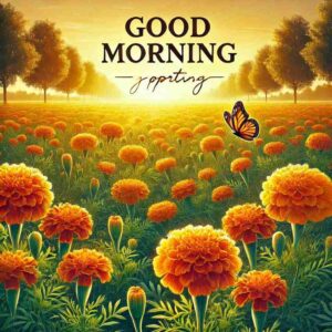 Good Morning Marigold images Download