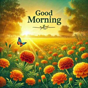 Good Morning Marigold images Download