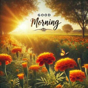 Good Morning Marigold images Download